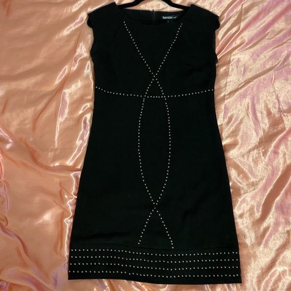 Kensie pretty black dress with studs - Picture 6 of 8